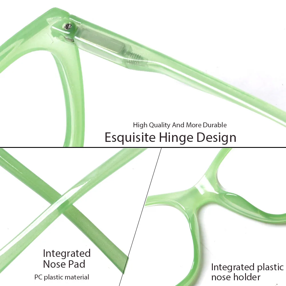 Женские модные очки для чтения с защитой от синего света, оправа в форме бабочки, трендовые очки для дальнозоркости, очки с пружинной петлей по рецепту