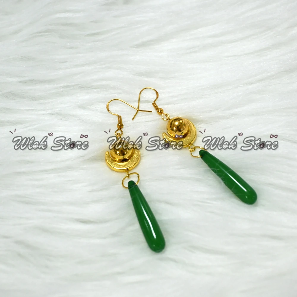 Anime Apothecary Diaries Maomao Cosplay Halskette, Ohrringe und Haarspangen Mao Mao Gartenparty Cosplay Kostümzubehör – Detail 4