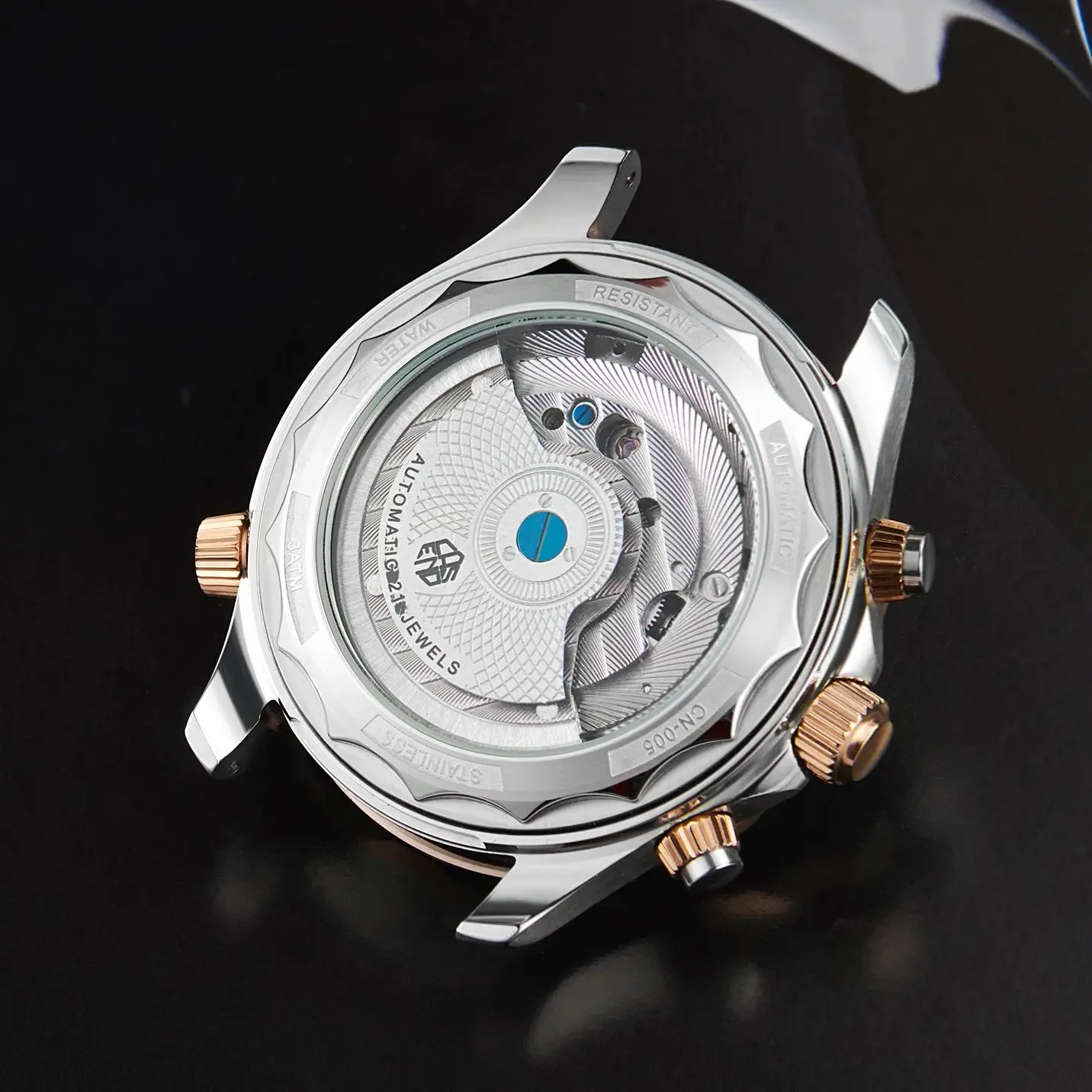 CASENO-reloj mecánico de negocios para hombre, multifuncional, clásico, totalmente automático, tourbillon, 3277G