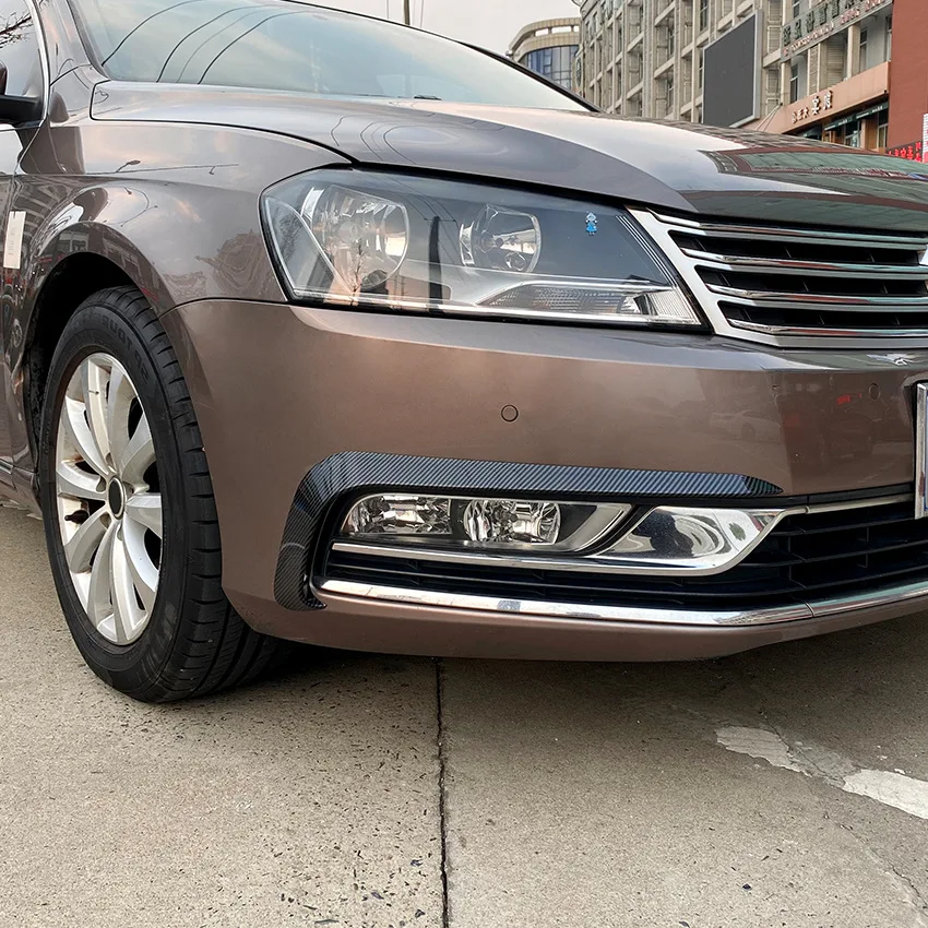 Spoiler Dianteiro para Volkswagen Passat B7 2011-2015, Divisor de Para-choque, Ventilação de Ar, Grade de Farol de Neblina, Acessórios de Estilo Automotivo