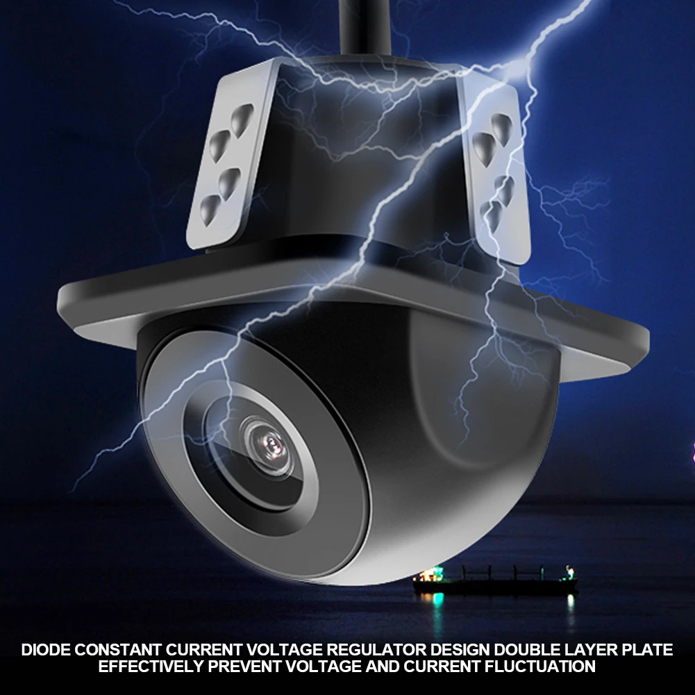 Car Rear View Camera Night Vision Reversing Auto Parking Camera IP68 Waterproof CCD LED Auto Backup Monitor 170 Degree HD Image