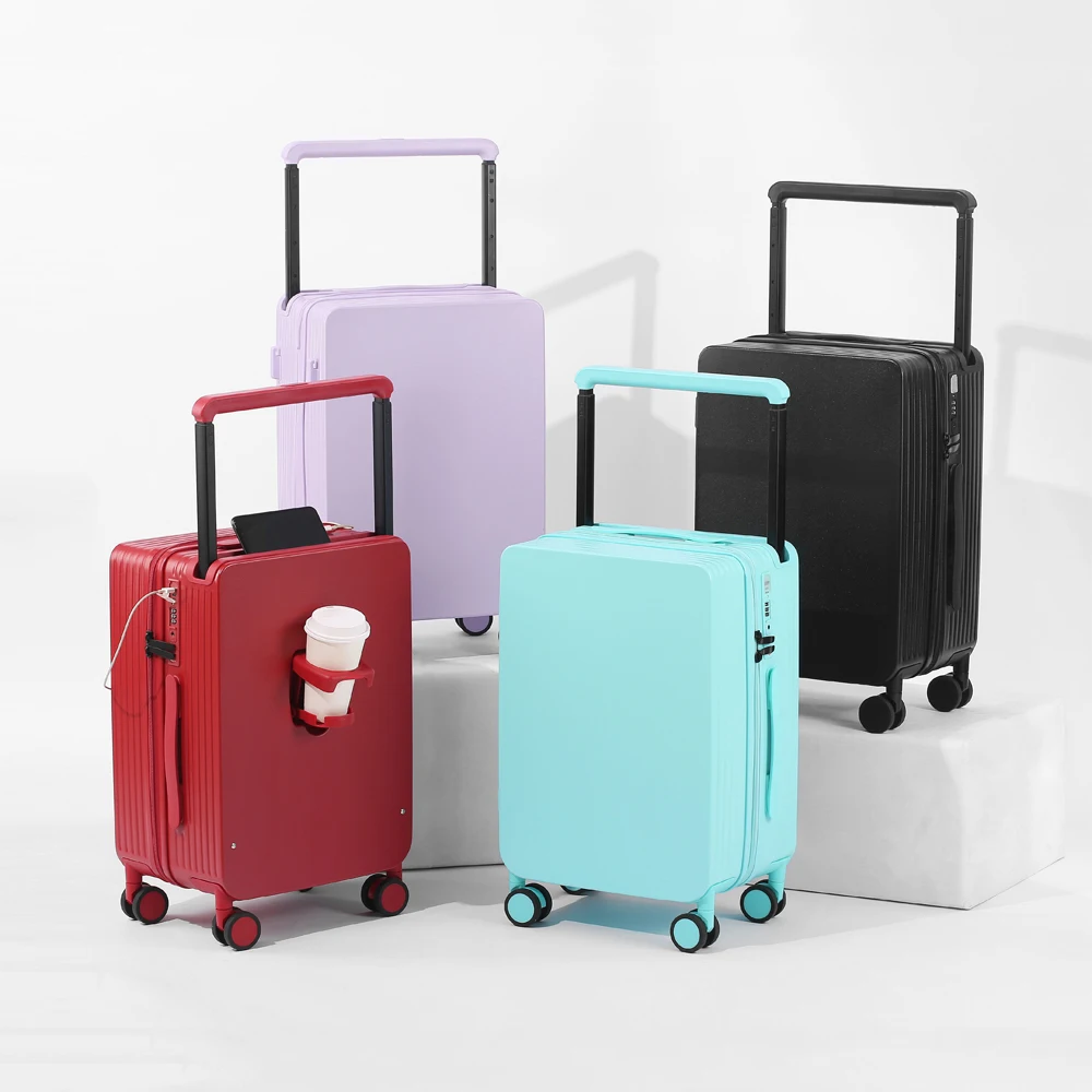 Manufactory PC  Travel Trolley Case Durable Men Combination Case Small Size Boarding Case Luggage Suitcase with USB