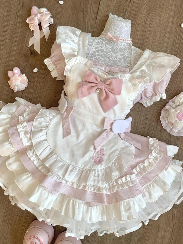 Summer Sweet Kawaii Lolita Mai - Embroidery Apron 评论和价格