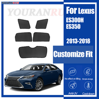 For Lexus ES300h ES350 Sedan 2013-2018 Magnetic Customized Car Windows Sun Shade UV Protection Children Car Curtain Mesh