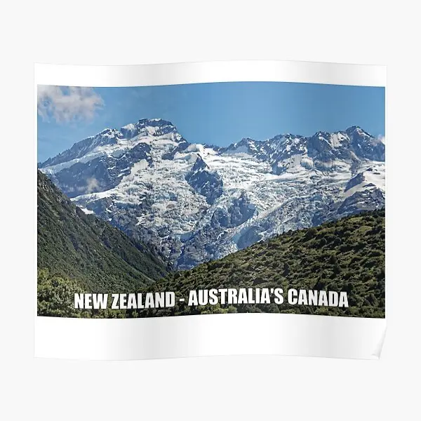 New Zealand Australia Is Canada  Poster Wall Art Home Vintage Funny Room Mural Modern Print Picture Decor Painting No Frame