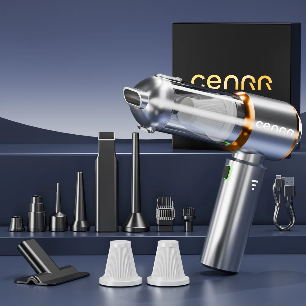 CENRR 2025 NEW Car Vacuum Cleaner Powerful Mini 998000PA Portable Vacuum Cleaner for Home Appliance Handheld Blower Car Cleaner image 3
