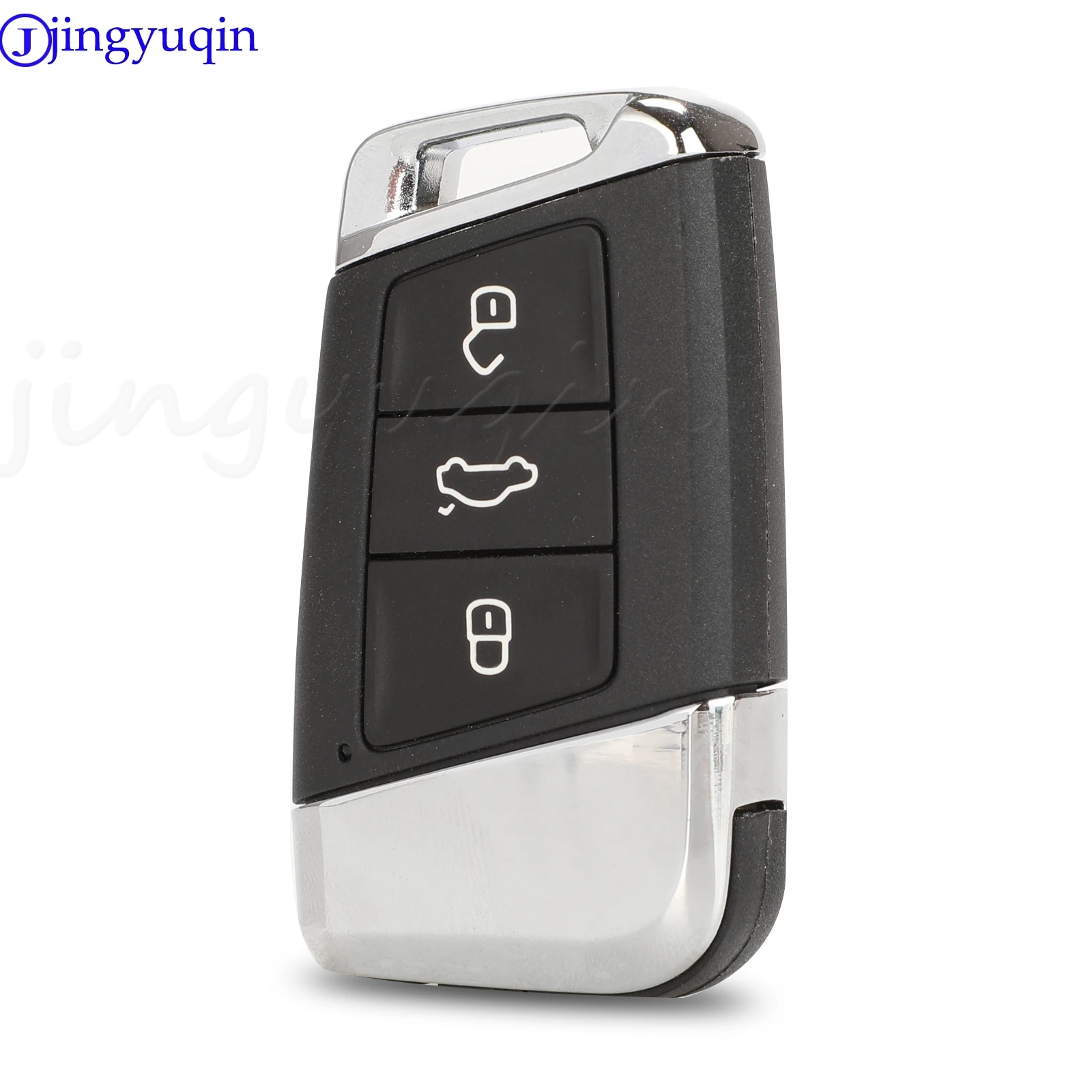 jingyuqin 3B Smart Car Key Shell Case For Volkswagen VWw Passat B8 New Magotan B5 Skoda A7 Variant Auto Insert Key Blade