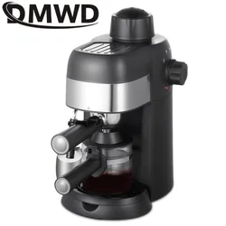 220V MINI Espresso kawa parowa maszyna do baniek mydlanych spienione mleko półautomatyczna wielofunkcyjna kawiarnia Cappuccino ekspres do kawy włoski 5Bar