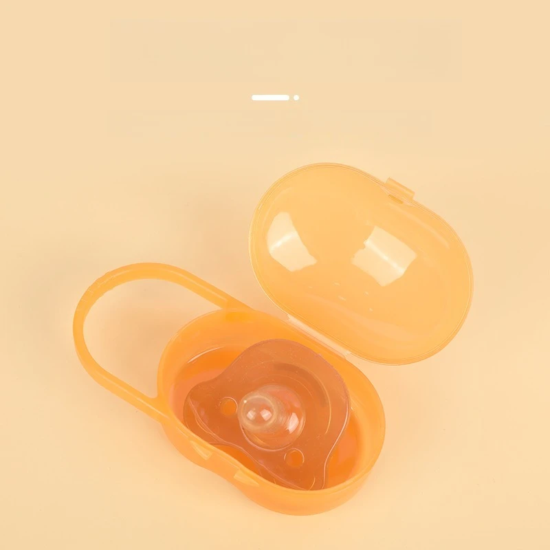 Baby Pacifier Case ภาชนะเก็บสุขอนามัยแบบพกพาสําหรับการเดินทาง 4 สี