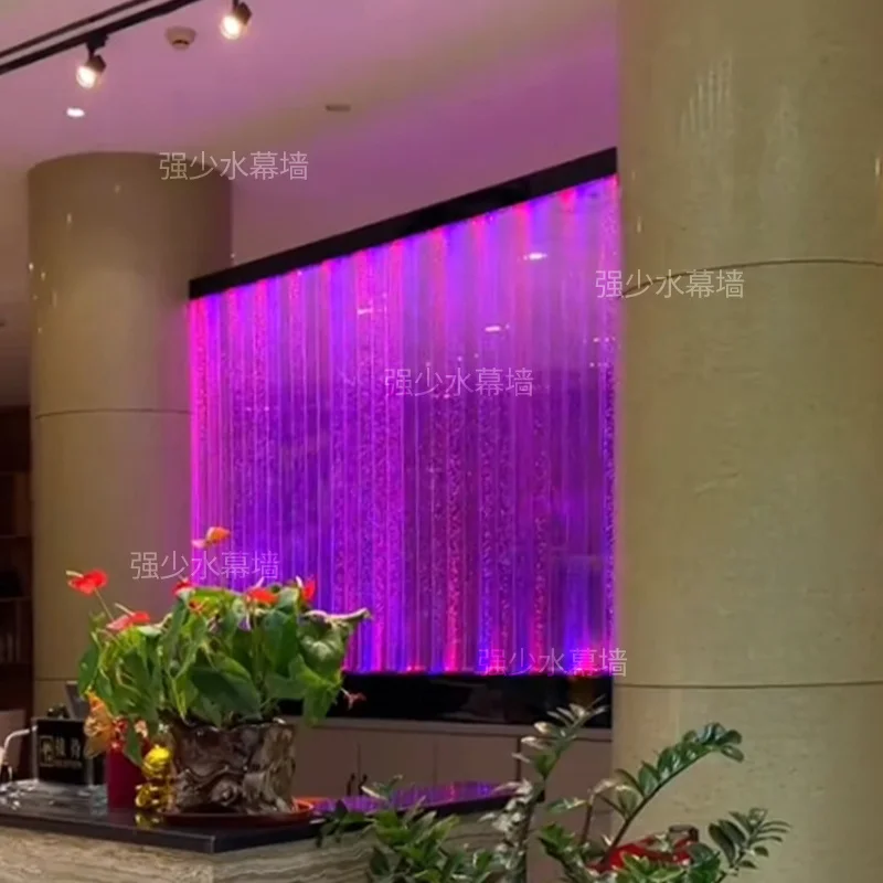 Custom. Customized Screen Portioning Grid Red Large Colorful Light Curtain Wall Living Room Blocking Dining Room Bathroom