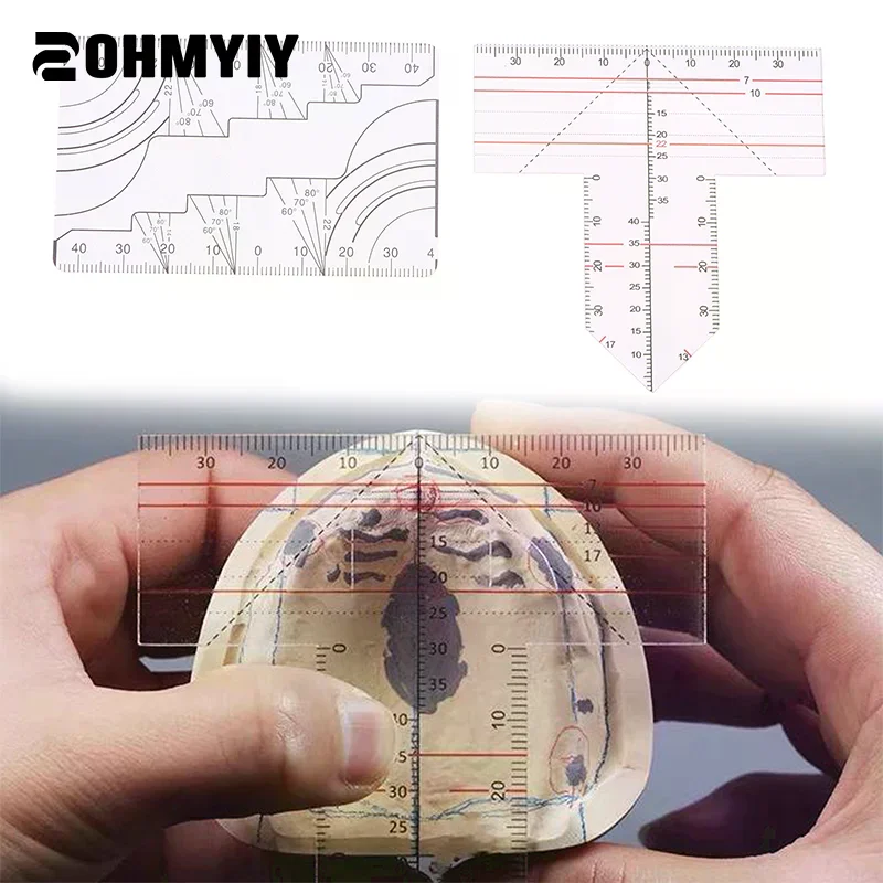 

Стоматологическая лаборатория, рисование и выравнивание зубных протезов, стоматологическая линейка, Т-образный экзамен, измерения симметрии, многофункциональные стоматологические инструменты