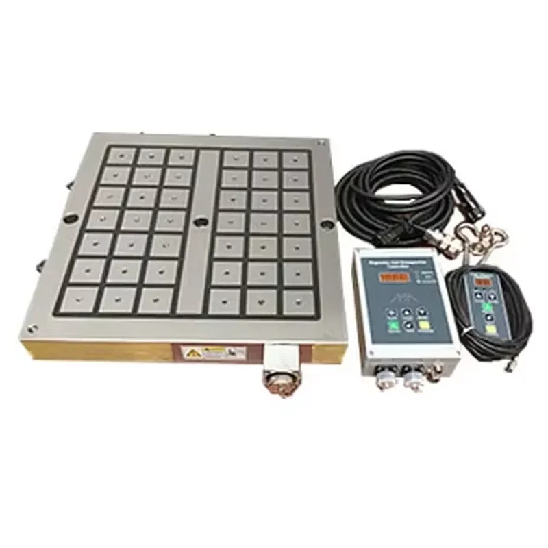 Super Power Electronically Controlled Permanent Magnetic Chuck Workholding Magnet Sucking Disc Table for CNC Machining