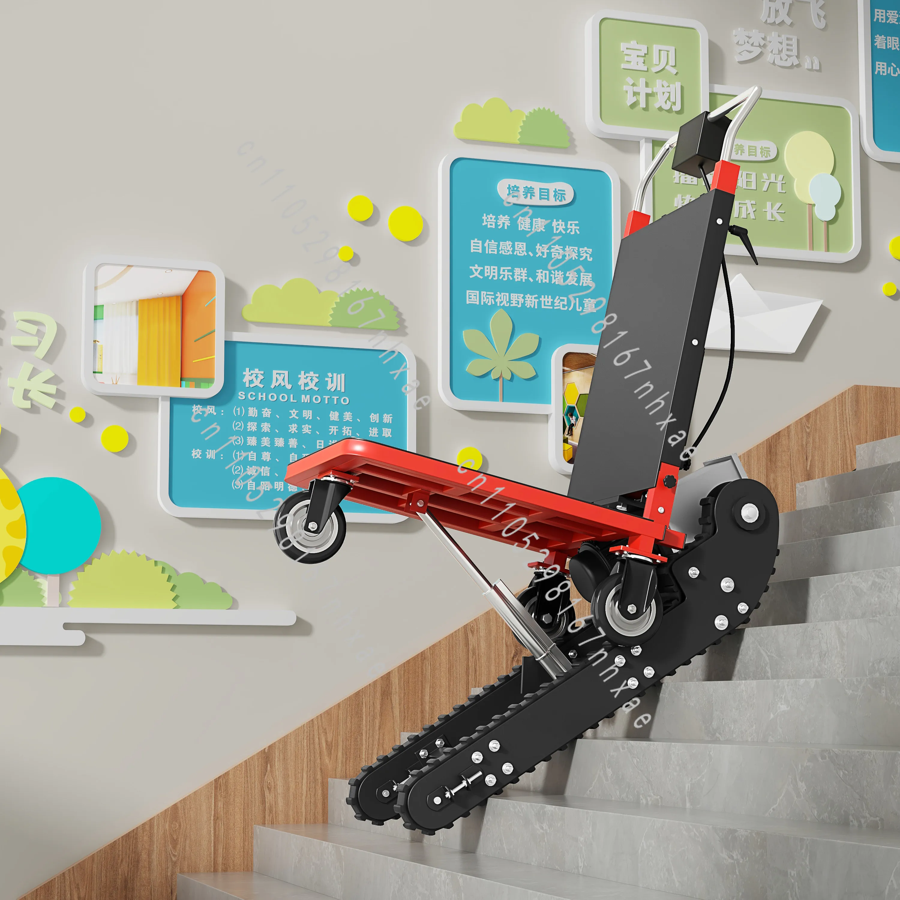 Electric Climbing Machine Carrying Beauty Equipment Tracked Up and Down Stairs Climbing Artifact Truck School Food Delivery