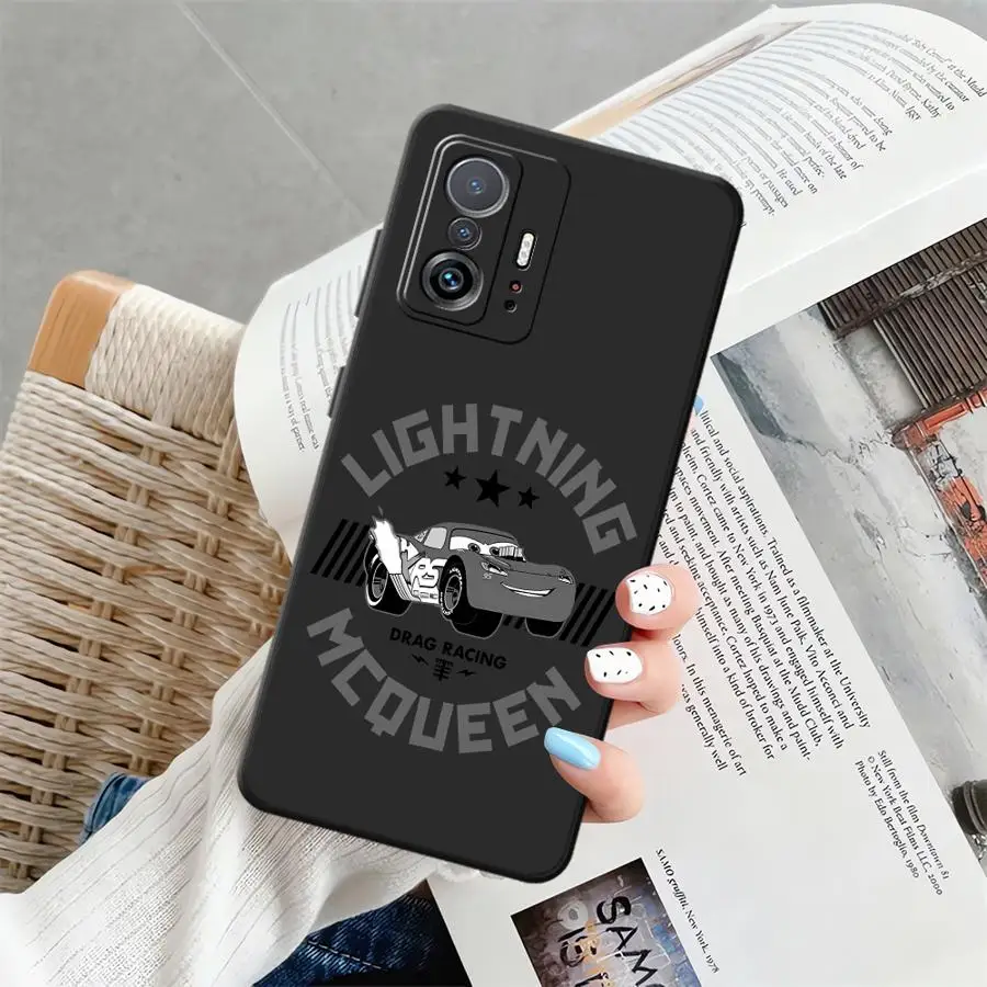 เคสดิสนีย์ไลท์นิ่งแมคควีนสำหรับ Xiaomi Mi 9T 13 10 11 13 Lite CC9Pro 11T 14 Pro 9 10T เคสโทรศัพท์แบบนิ่ม