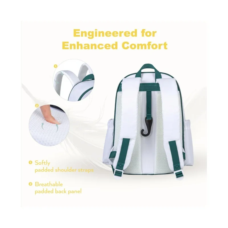 Pickleball Backpack Large Capacity Pickleball Bag with Paddle Holder Shoe Compartment Waterproof Sports Backpack Organizer 6
