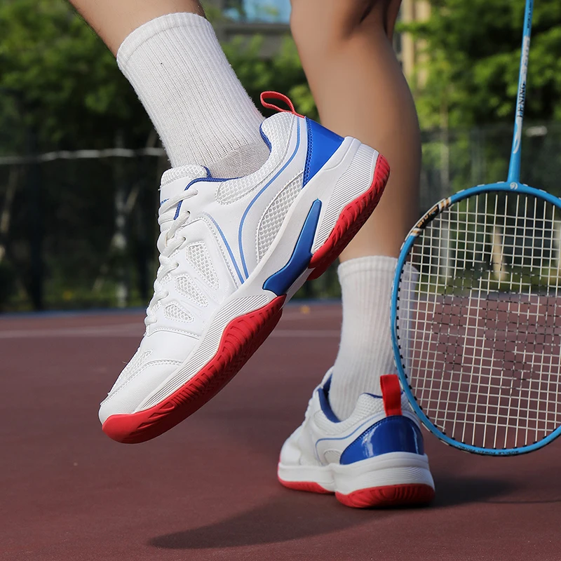 

New Shock-Absorbing Breathable Non-Slip Professional Competition Men's and Women's Tennis Shoes Table Tennis Shoes Badminton