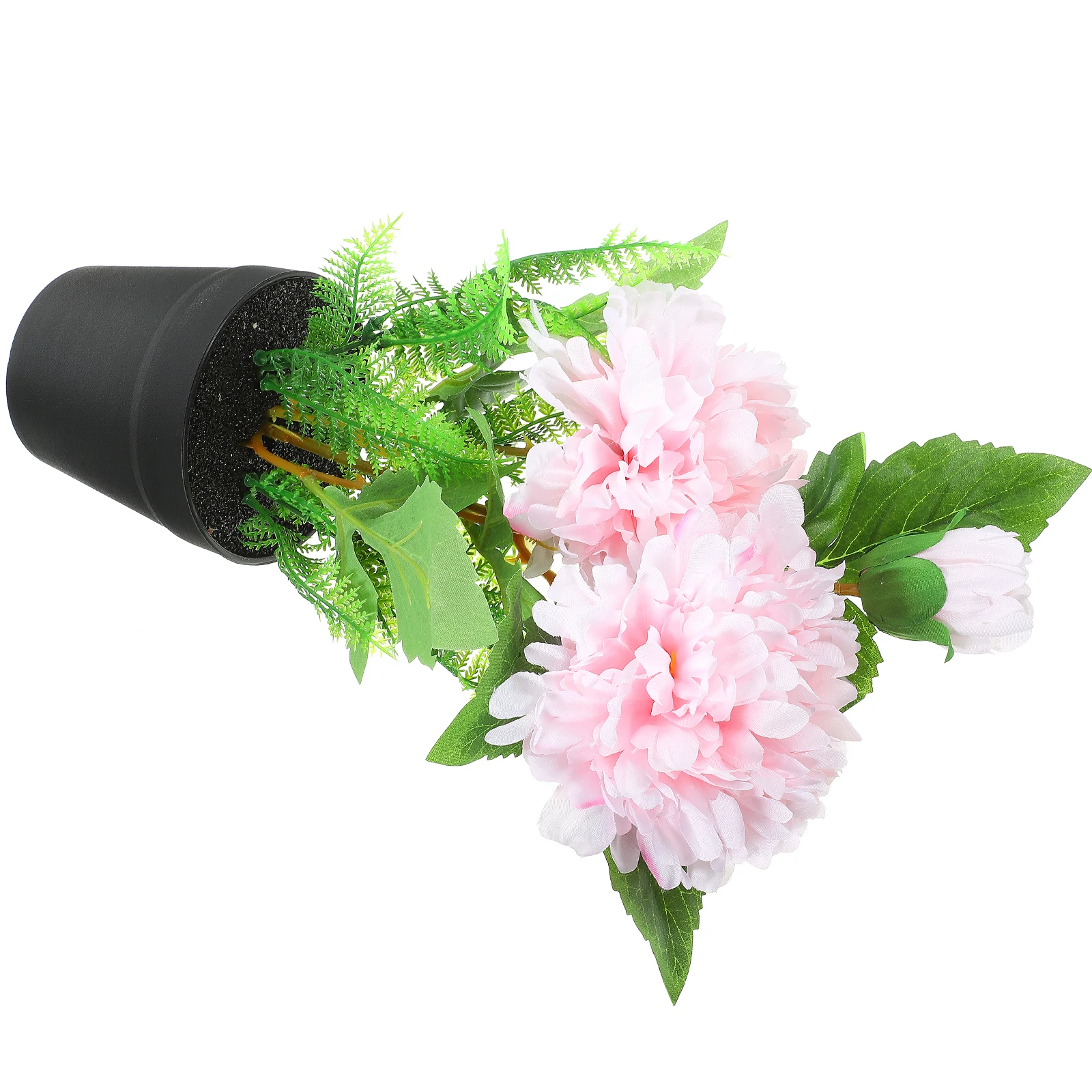 

Realistic Fake Peony Bonsai Artificial Potted Plants Lifelike Silk Flower Decor For Home Office Restaurant Event