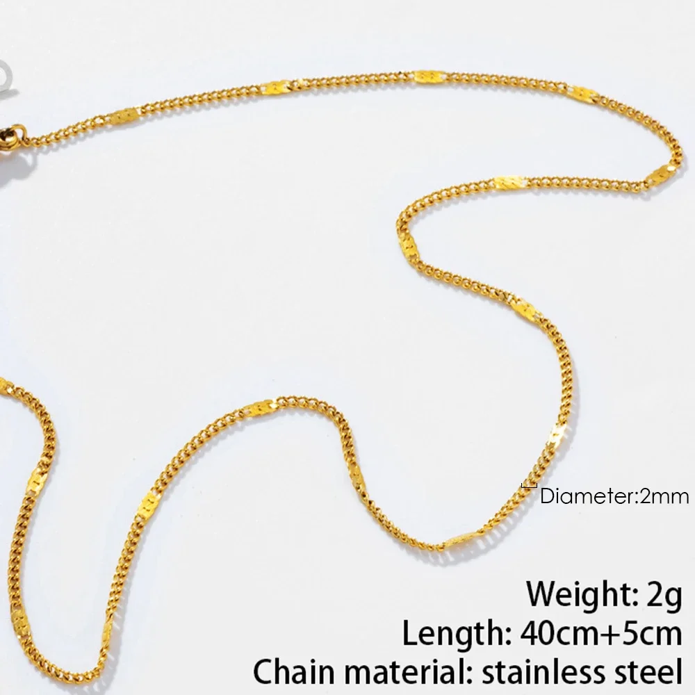 2024 Delicate necklaces, stainless steel jewelry, embossed side chains, couples' jewelry, chain sets, luxury designer jewelry