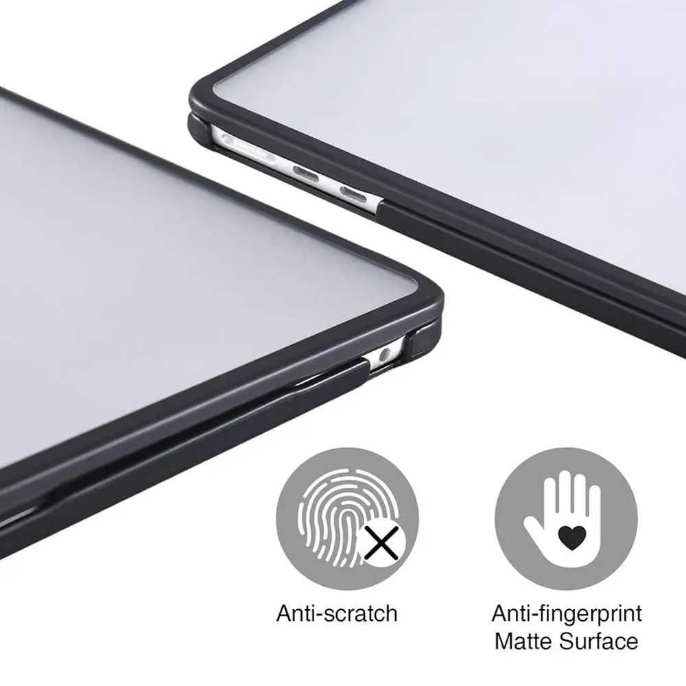 Capa protetora rígida anti-crack, Soft TPU, Buffer Pad, PC Matte, Compatível com MacBook Pro 13, 14, A2779, A2442, A2289, A2251