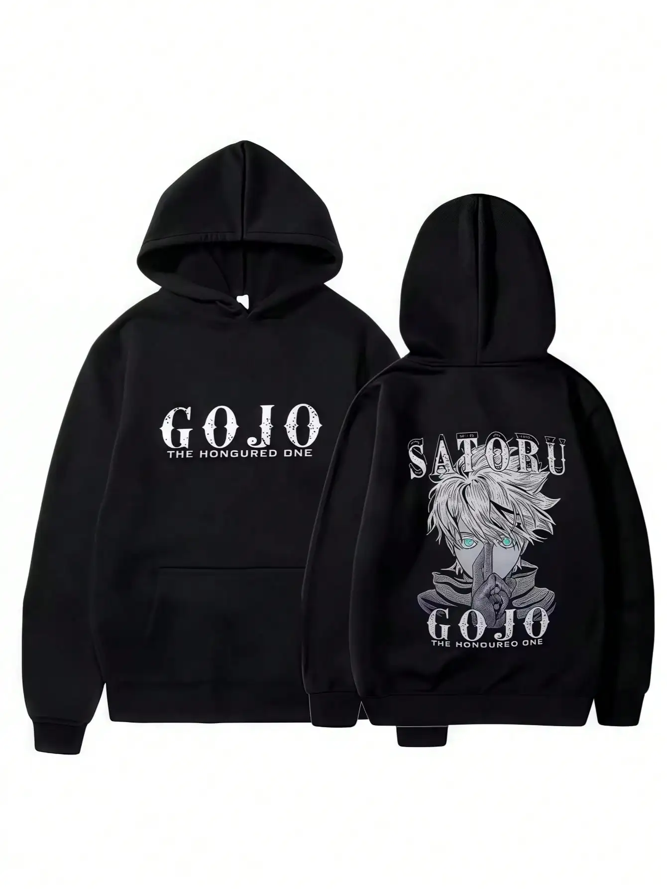 أنيمي Jujutsu Kaisen هوديس الرسومات Harajuku الرجال النساء تشغيل الرياضة البلوز تجريب رياضة السببية البلوز مقنعين للجنسين