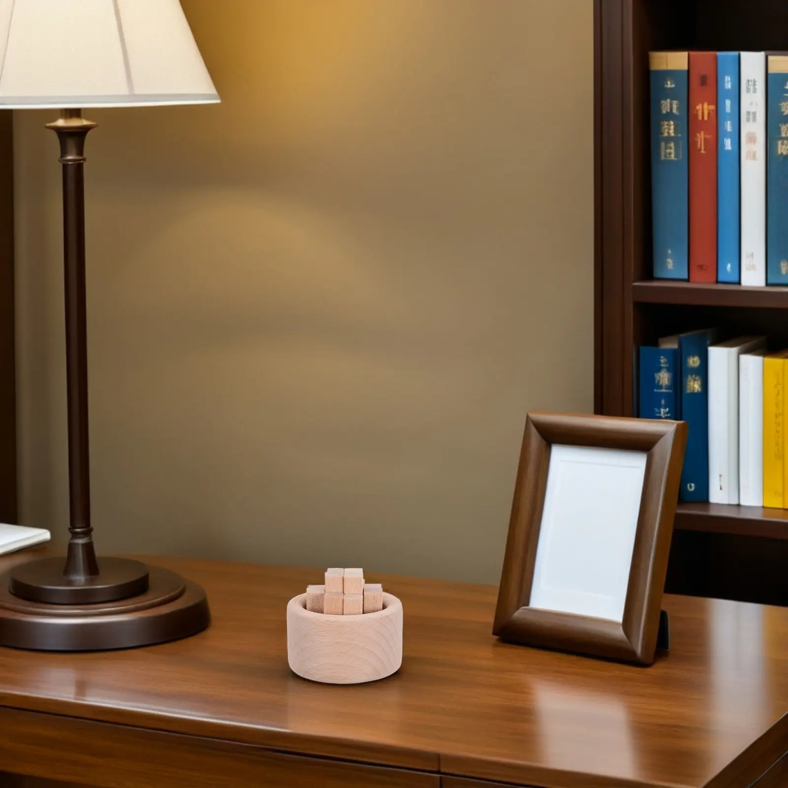 

4Pcs Small Essential Oil Wood Diffusers Minimalist Design Home Fragrance Diffuser Portable Scent Spreader for Desk Aromatherapy