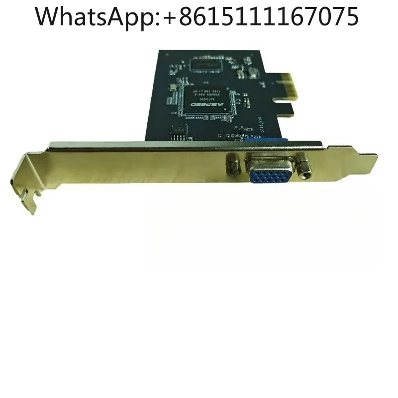 AST2400 graphics card PCIe X1 VGA local display, suitable for Windows Linux FreeBSD FreeNAS Solaries (without IPMI)