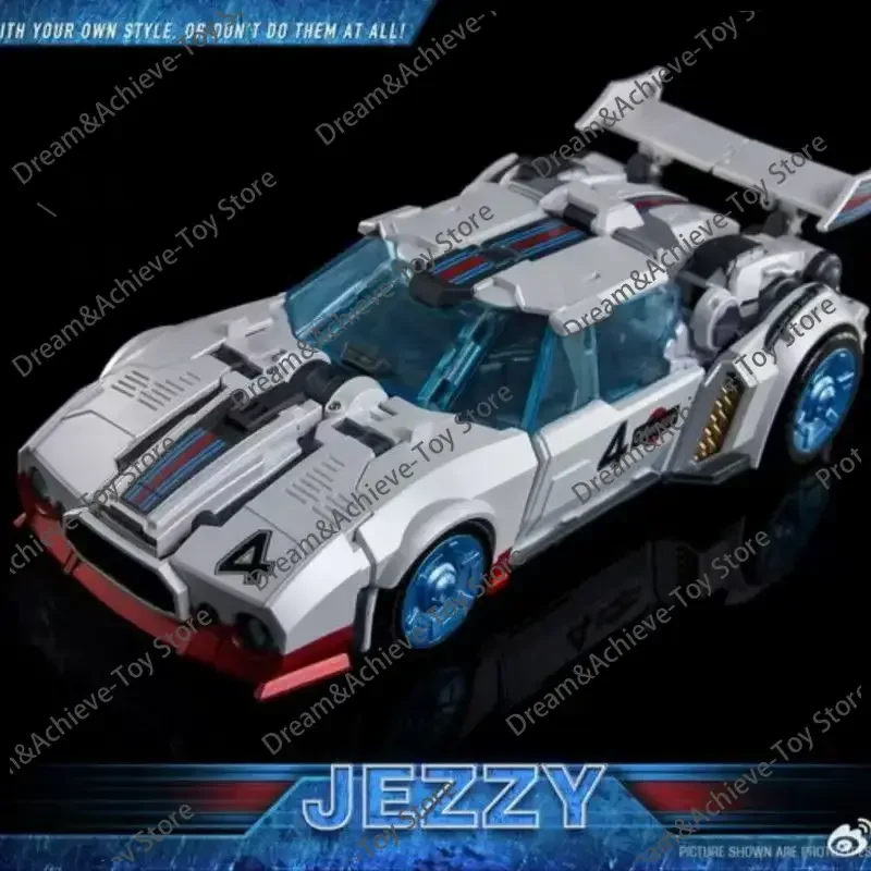 Bingo Toys  Jezzy Transformable Robot, Supercar Mode Highly Articulated Action Figure, Collectible Desktop Display Hobby Gift