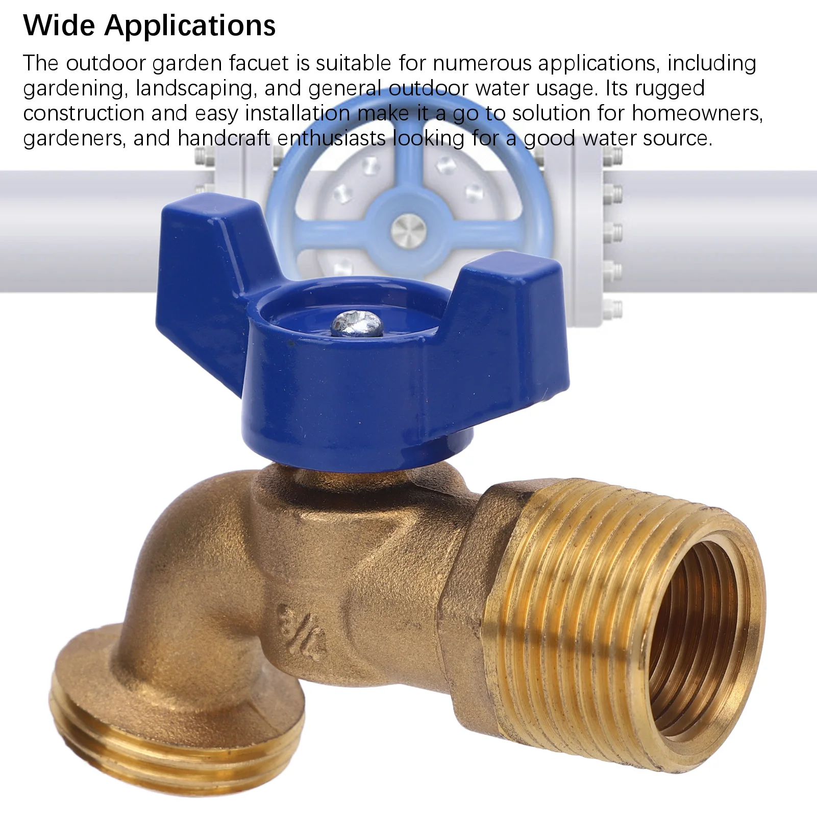 

Выпускной клапан для садового шланга G3/4 дюйма DN20, наружная резьба, латунь, термостойкий садовый кран, нагрудник для шланга, клапан для уличного крана