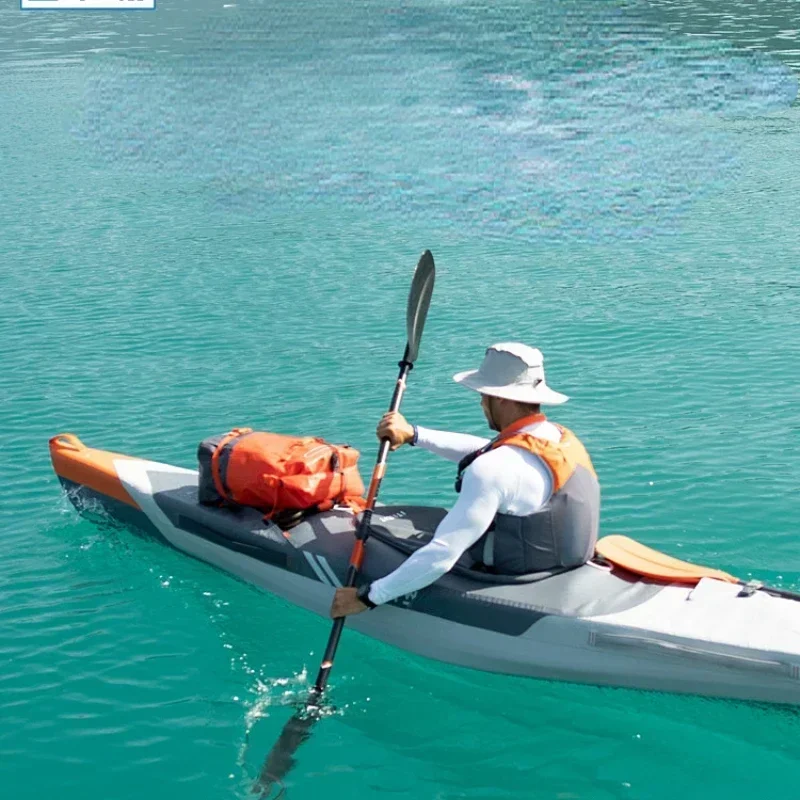 Kayak into the Expo X500 inflatable boat single inflatable boat oar