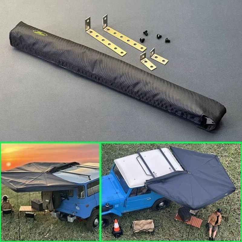 

1 Set Side Tent for 1/10 RC Crawler Car Traxxas TRX4 Defender AXIAL SCX10 RC4WD RTG KM Accessories