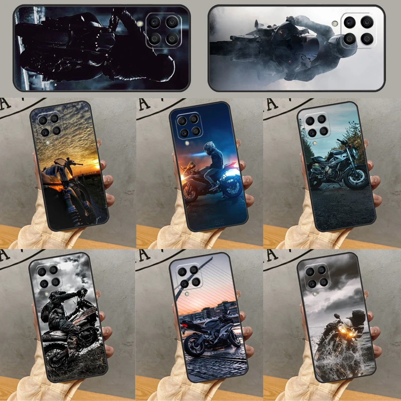 Fashion Motorcycle Man For Samsung Galaxy M32 M52 M31 M16 M11 M21 M13 M33 M35 M53 M55 M15 M14 M34 M54 M12 M06 Case