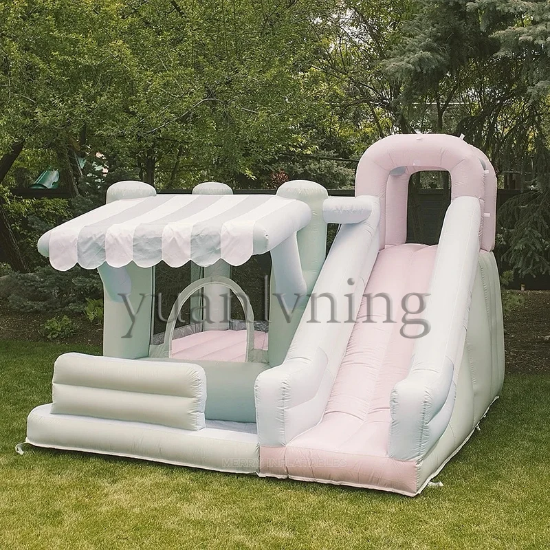 Inflatable Bounce House with Slide Ball Pit Castle Combo Toy for Girls Boys Outdoor Bouncy Castle Inflatable Playing Room