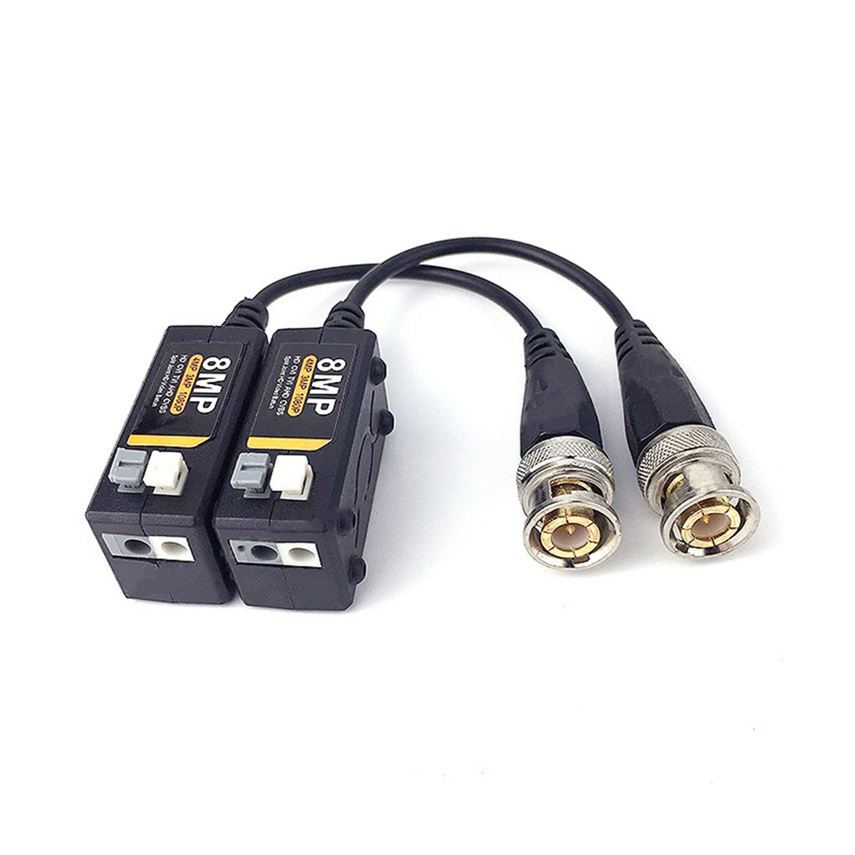 10 Pairs HD BNC Video Balun 8MP 1080P 720P Transceivers UTP Cat5 HD CVI TVI AHD for CAMERA