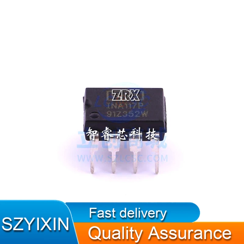 5Pcs/Lot New Original INA117P INA117 Operational Amplifier IC Chip Package DIP8  In Stock