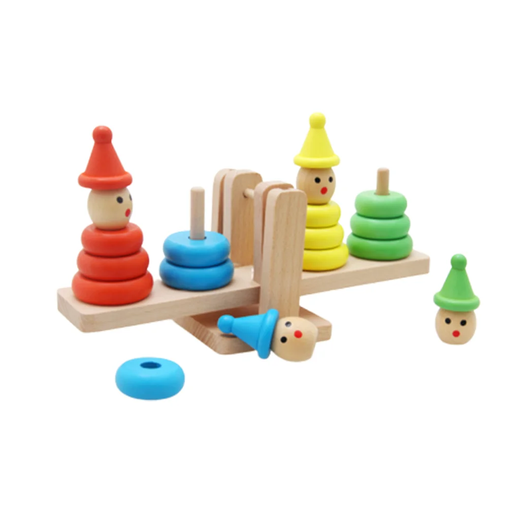 

Smooth and Safe Toys for Kids Stacking Wood Wooden Independent Creativity Bamboo Block Logic Math