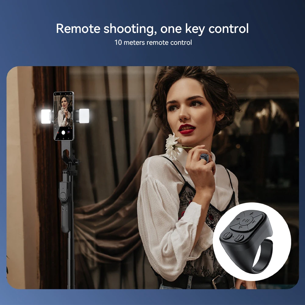 Blutooth 5.3 Remote Control Scrolling Finger Mobile Phone Video Remote Control Selfie Stick Fingertip Controller Automatic Page