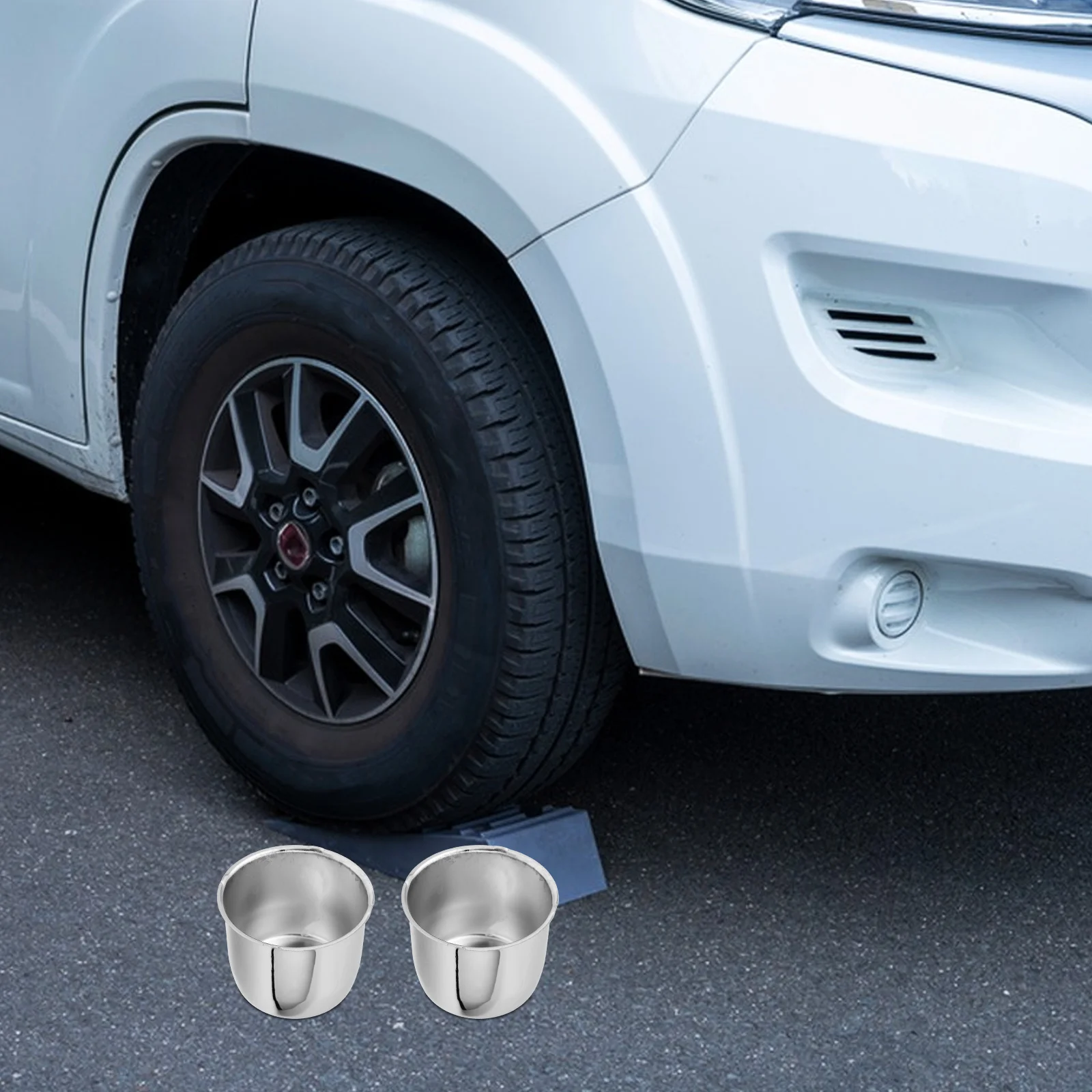 

4pcs Metal Wheel Hub Caps 108Mm Outer Diameter For Trailer Axle Durable Dust Protection Easy Installation Compatible With Rv