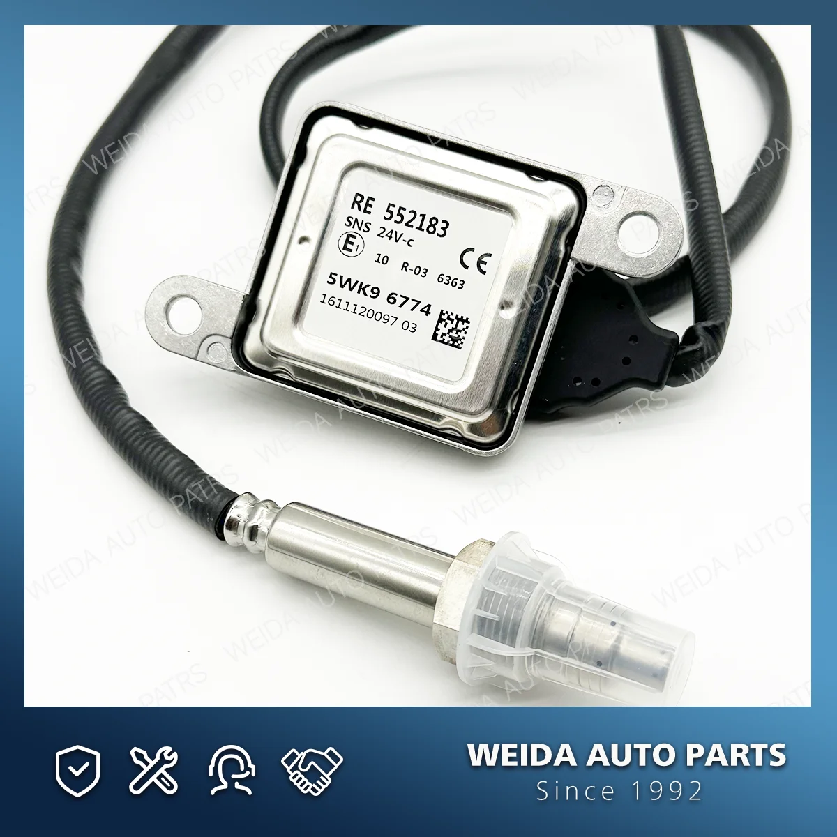 

Nitrogen Oxide Sensor Nox Sensor 5WK9 6774 RE552183 Nitrogen Oxygen Sensor 24V
