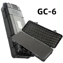 Estojo de ferramentas de transporte rígido à prova d'água, organizador, caixa de armazenamento, câmera, fotografia, protetor de segurança, caixa de ferramentas com esponja