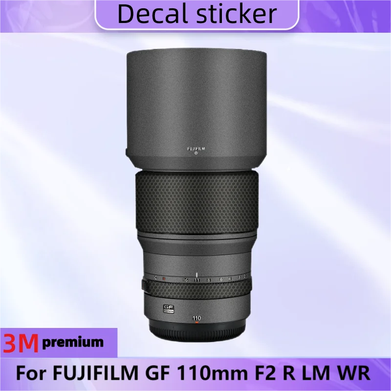 For FUJIFILM GF 110mm F2 R LM WR Lens Sticker Protective Skin Decal Vinyl Wrap Film Anti-Scratch Protector Coat GF110