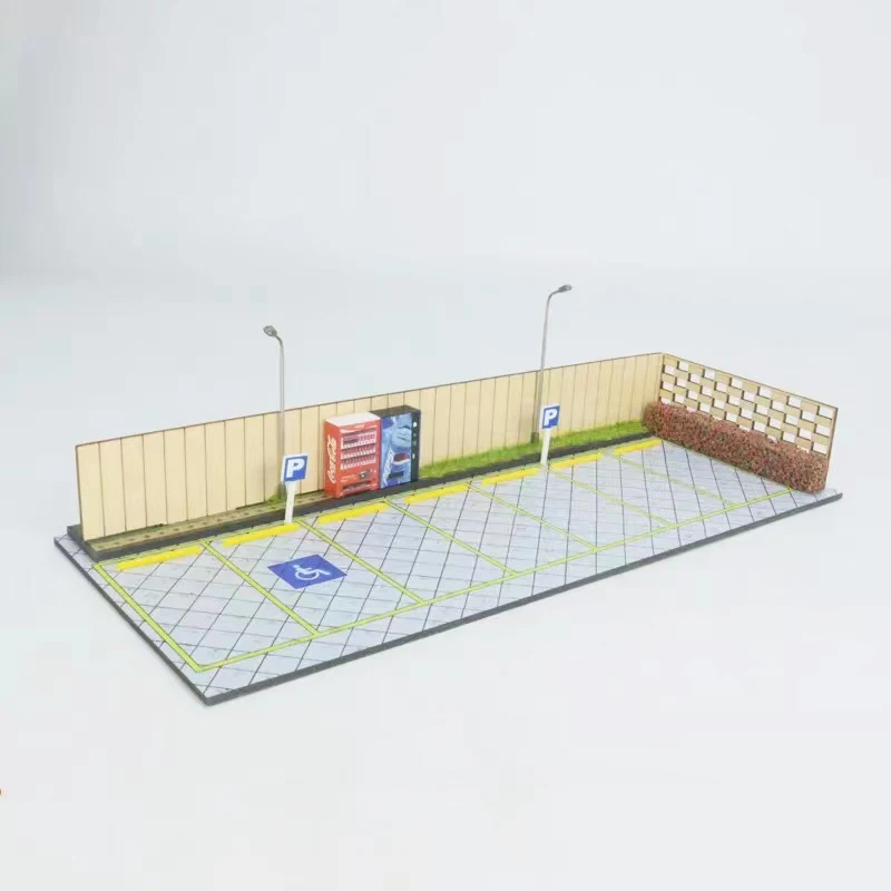 G-Fans 1:64 Assemble LED Diorama Model Car Display Station-710029