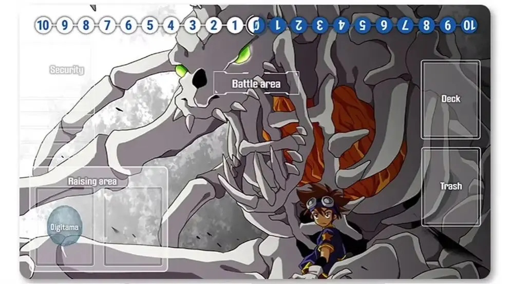Board Game Digimon Playmat Size 60X35 cm Play Mats Compatible for DTCG -1613519