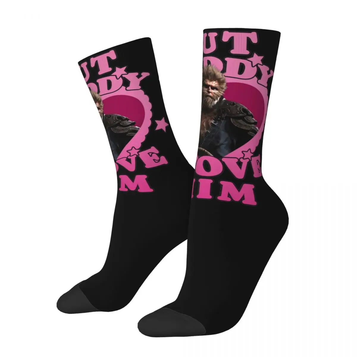 Black Myth Wukong Video Game Design Socks Merch for Women Flexible Stockings