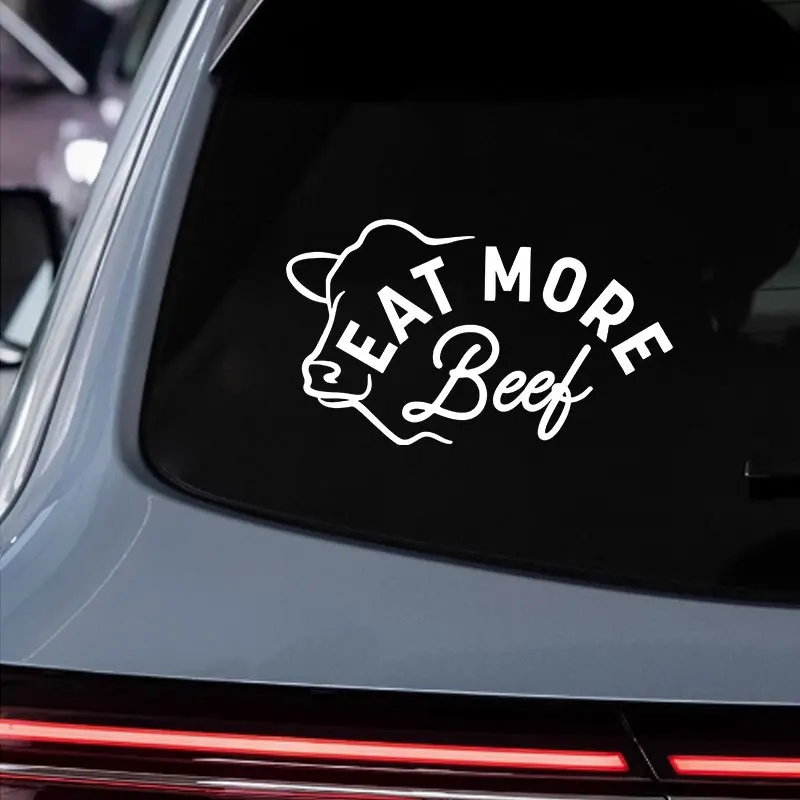 

Eat More Beef Waterproof Vinyl Sticker For Car Motorcycle Helmet Laptop Decal