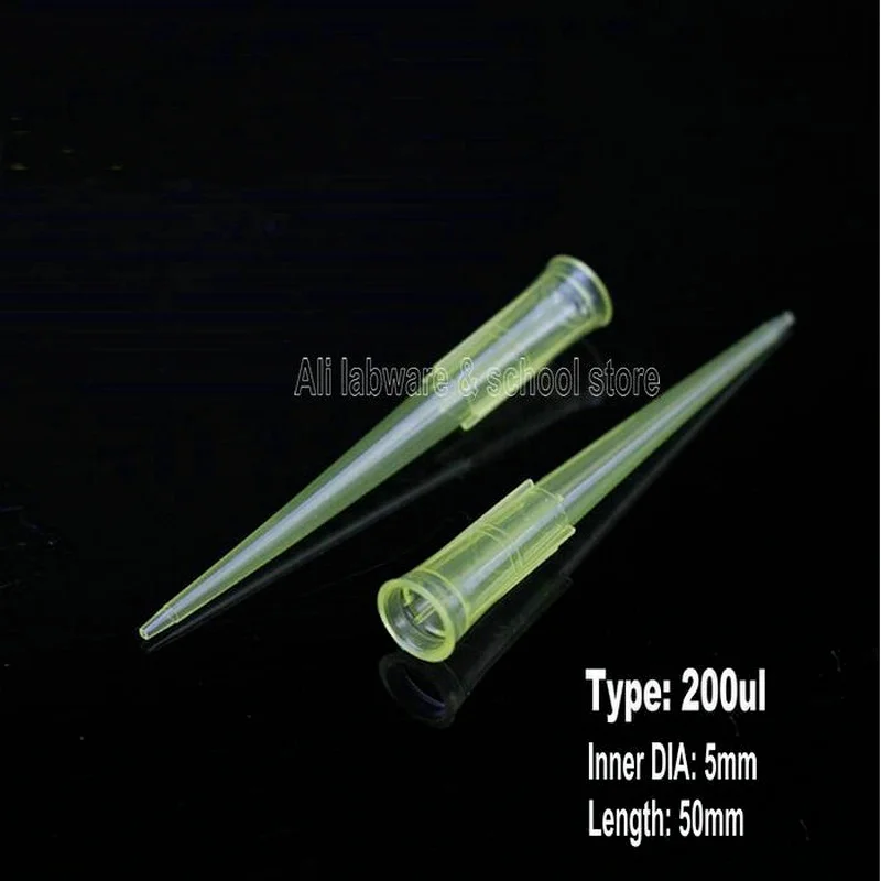 Lab 10ul 200ul 1000ul 5ml 10ml PP Plastic Pipette Tips For Microbiological Test Pipettor Tips/ Disposable Pipette Tip