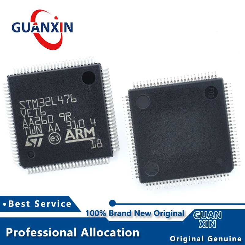 

100% New STM32F302VET6 STM32F303VBT6 STM32F303VCT6 STM32F303VCT7 STM32F303VDT6 STM32F303VET6 LQFP-100