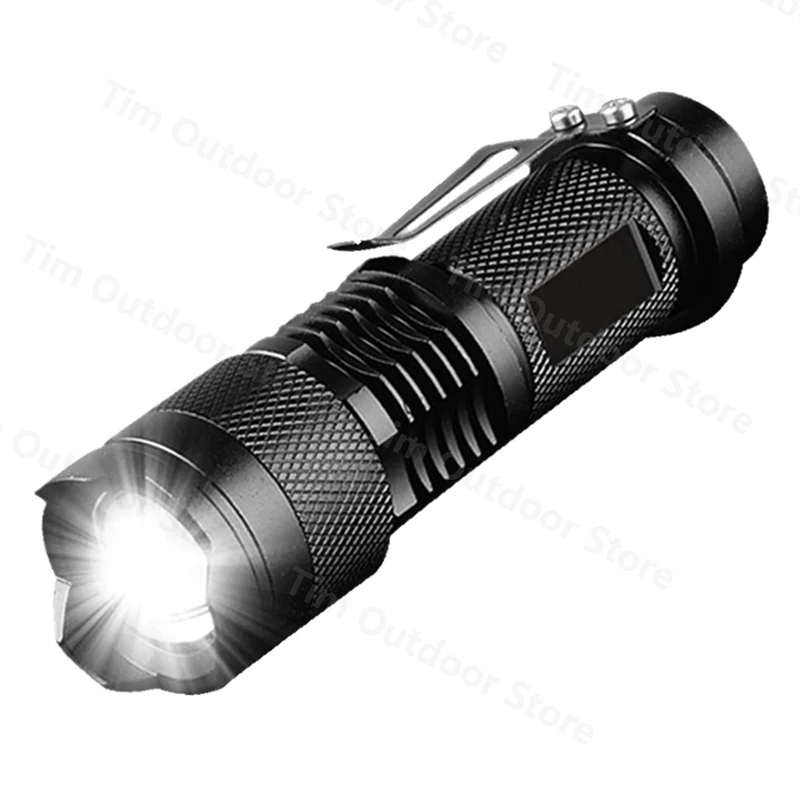 1/3/5/10Packs Portable Mini Q5 LED Flashlight Tactical Lamp Torch Adjustable Focus Zoomable Flashlight for Gift Hiking Camping