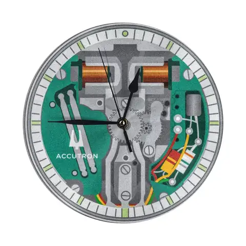 Accutron 214 스페이스 뷰 벽시계, 모던 3D, 홈 오피스, 호텔, 레스토랑, 학교 장식
