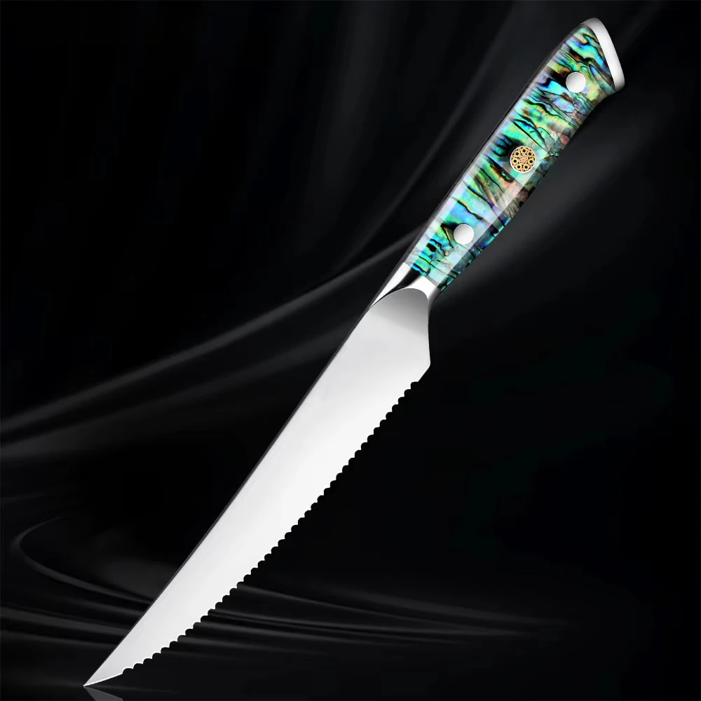 Table Dinner Steak Knife 5CR15 Stainless Steel Blade Ultra Sharp Beef Chicken Fillet Slicing High Quality Kitchen Chef Knife New