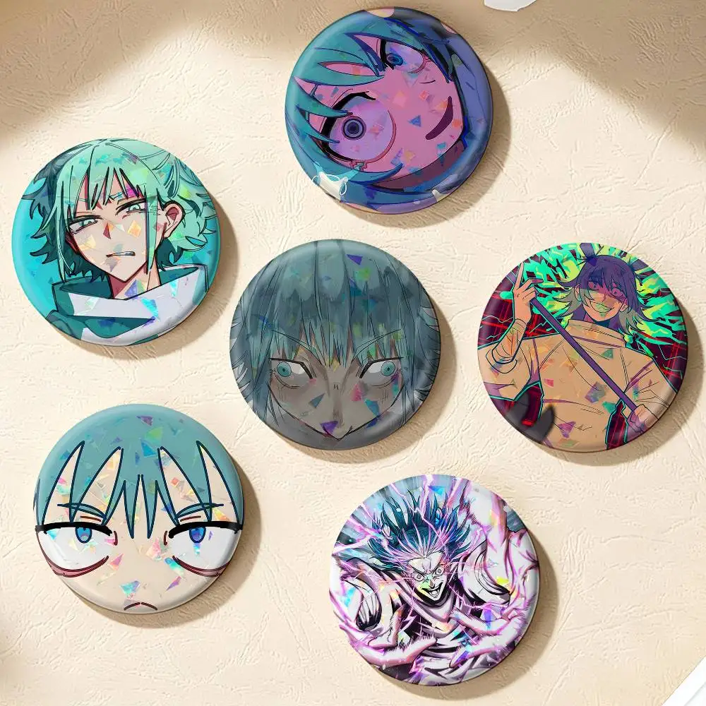 JJK Hajime Kashimo Jujutsu Kaisen   75mm 58mm 44mm 25mm Brooch Backpack Hat Pins Accessories Toys Badge